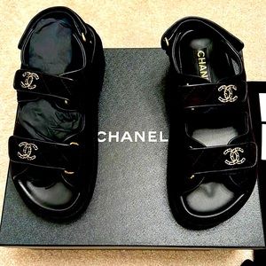 CHANEL brand New Spring 23 collection - Dad sandals size 37. 100% authentic.
